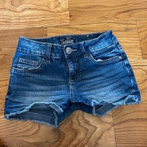 Justice Denim Jean Shorts Girls Size 10